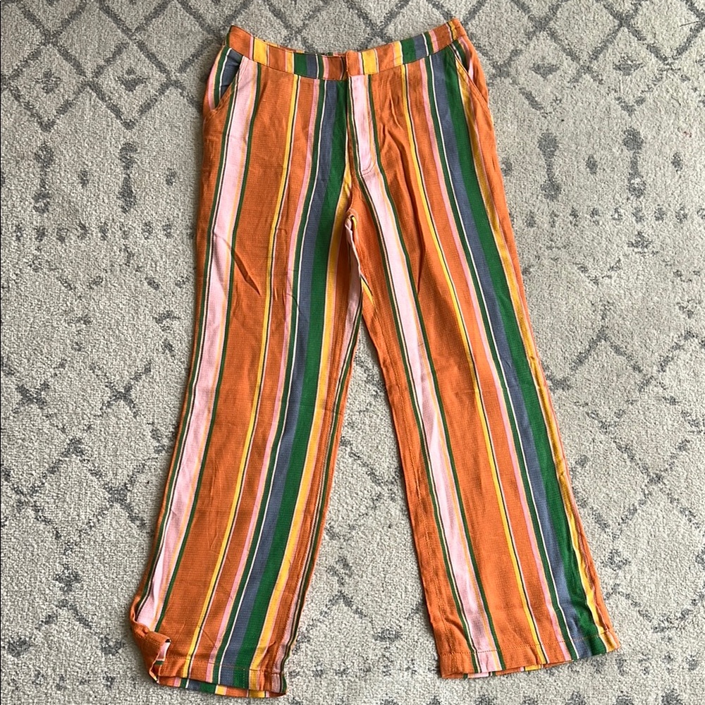 Free People Striped Trousers
